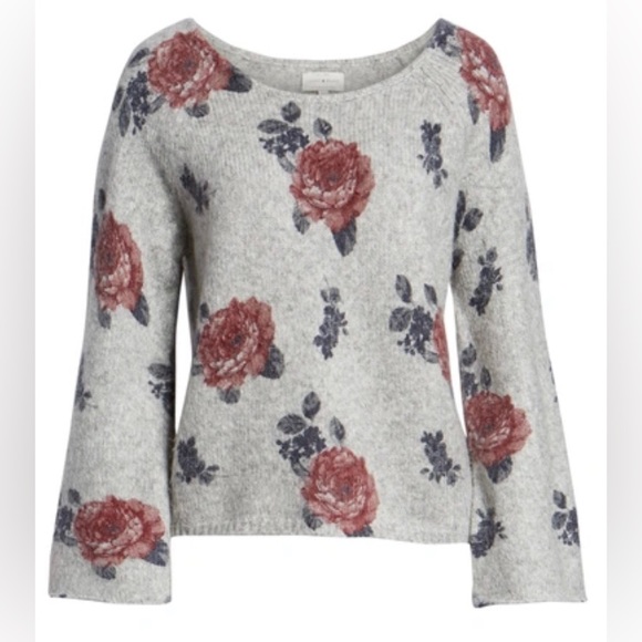 Lucky Brand floral sweater size Small - Picture 3 of 7
